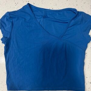 HALARA Women's Vibrant Blue Crop Top